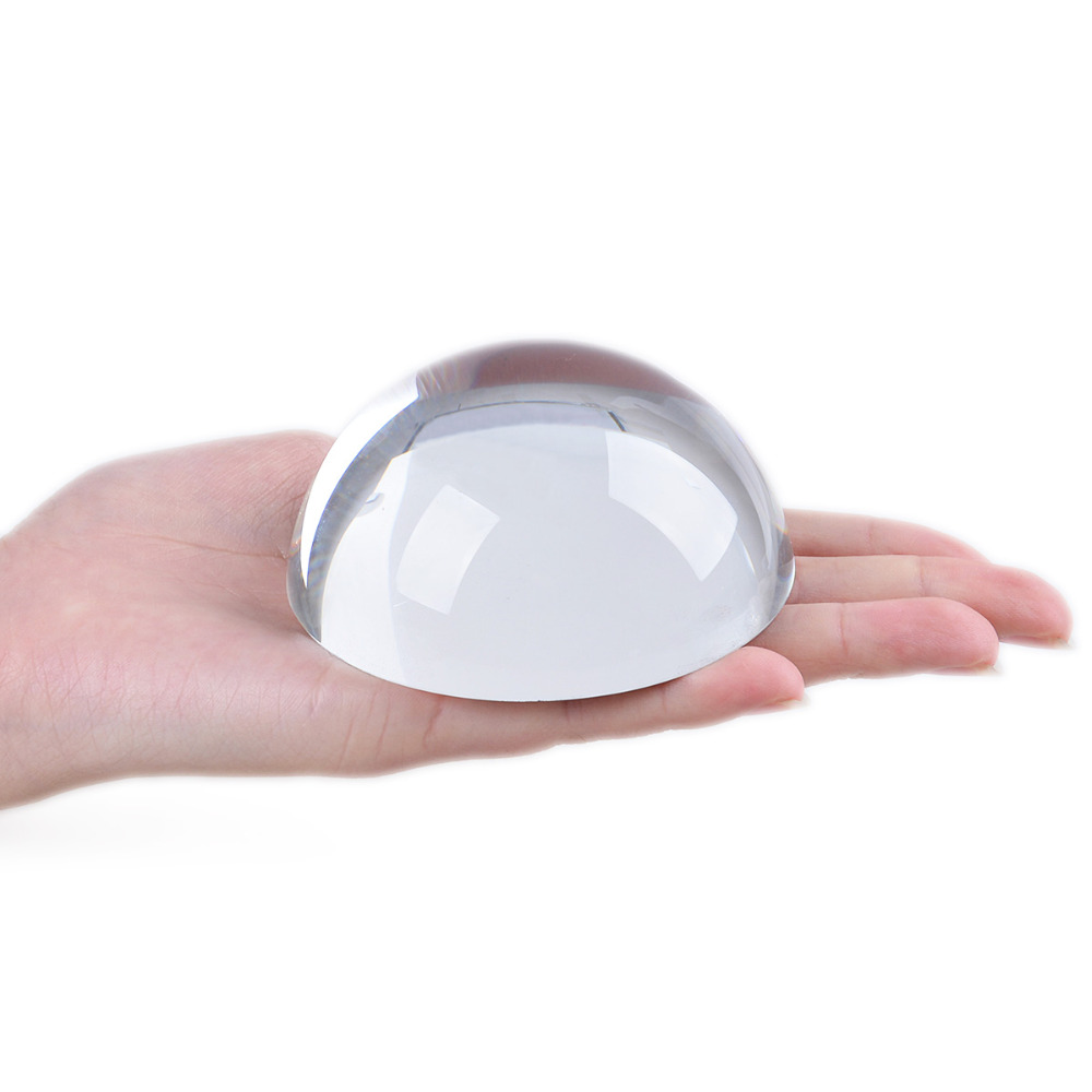Lens Ball Crystal - LONGWIN 80 mm Kristalllupe, Briefbeschwerer, 3,2