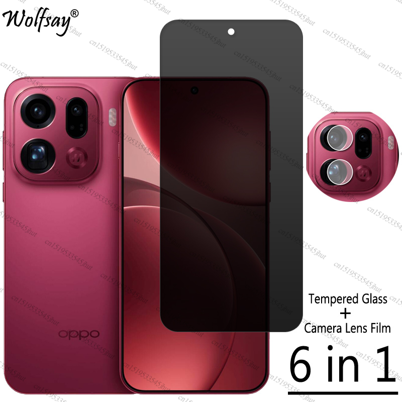 Photography Kit Oppo Find X9 Pro - Privatsphäre Displayschutzfolie für Oppo Find X9