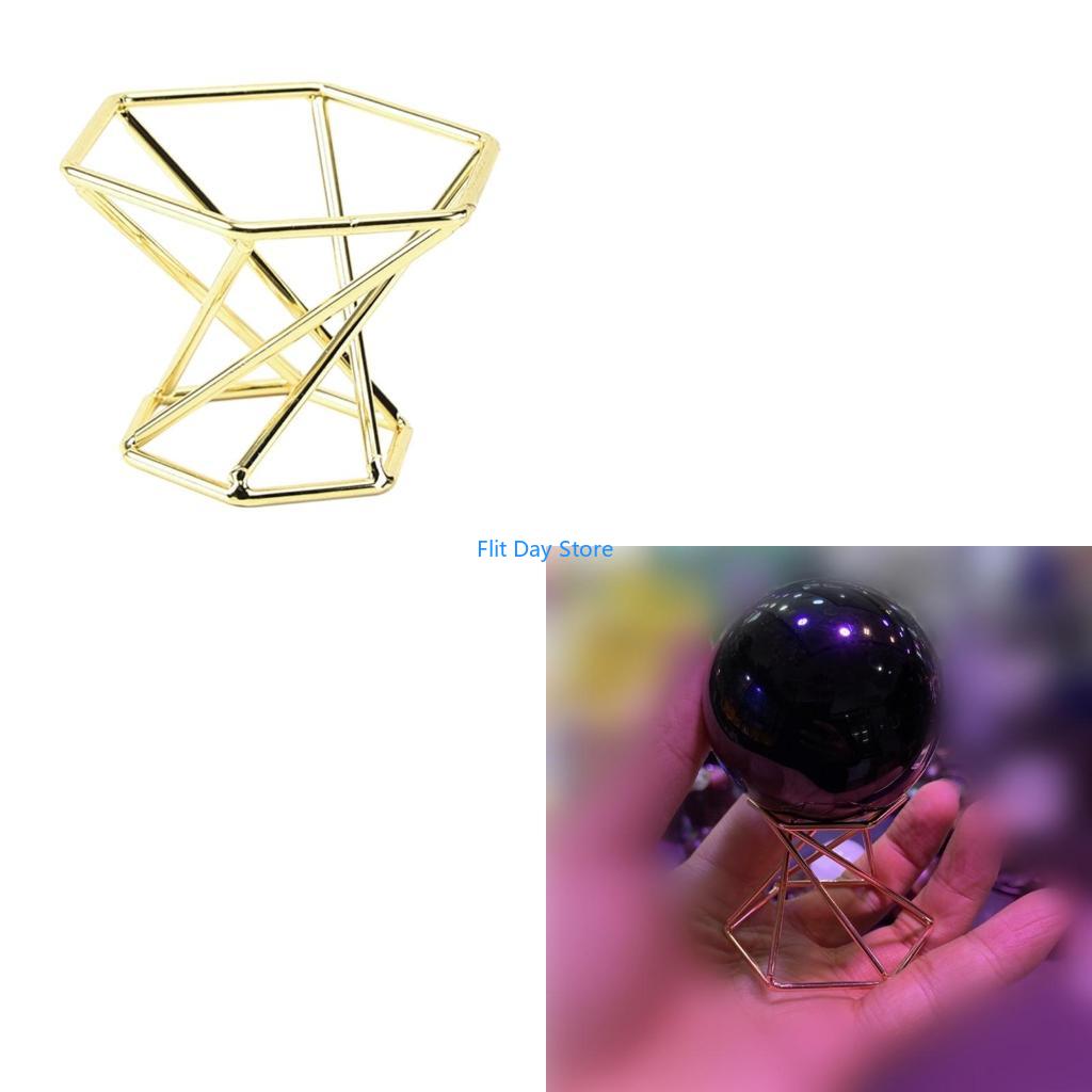 Lens Ball Crystal - F92C Metall Display Stand für Kristall