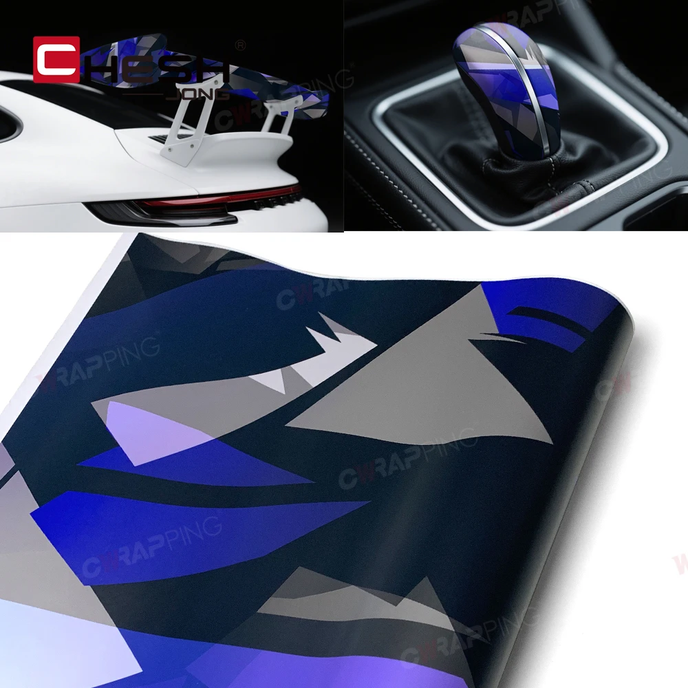 Photography Geometry - Automotive Vinyl-Folierung Auto-Aufkleber Geometrische Tarnfolie Vinyl-Wrap-Film