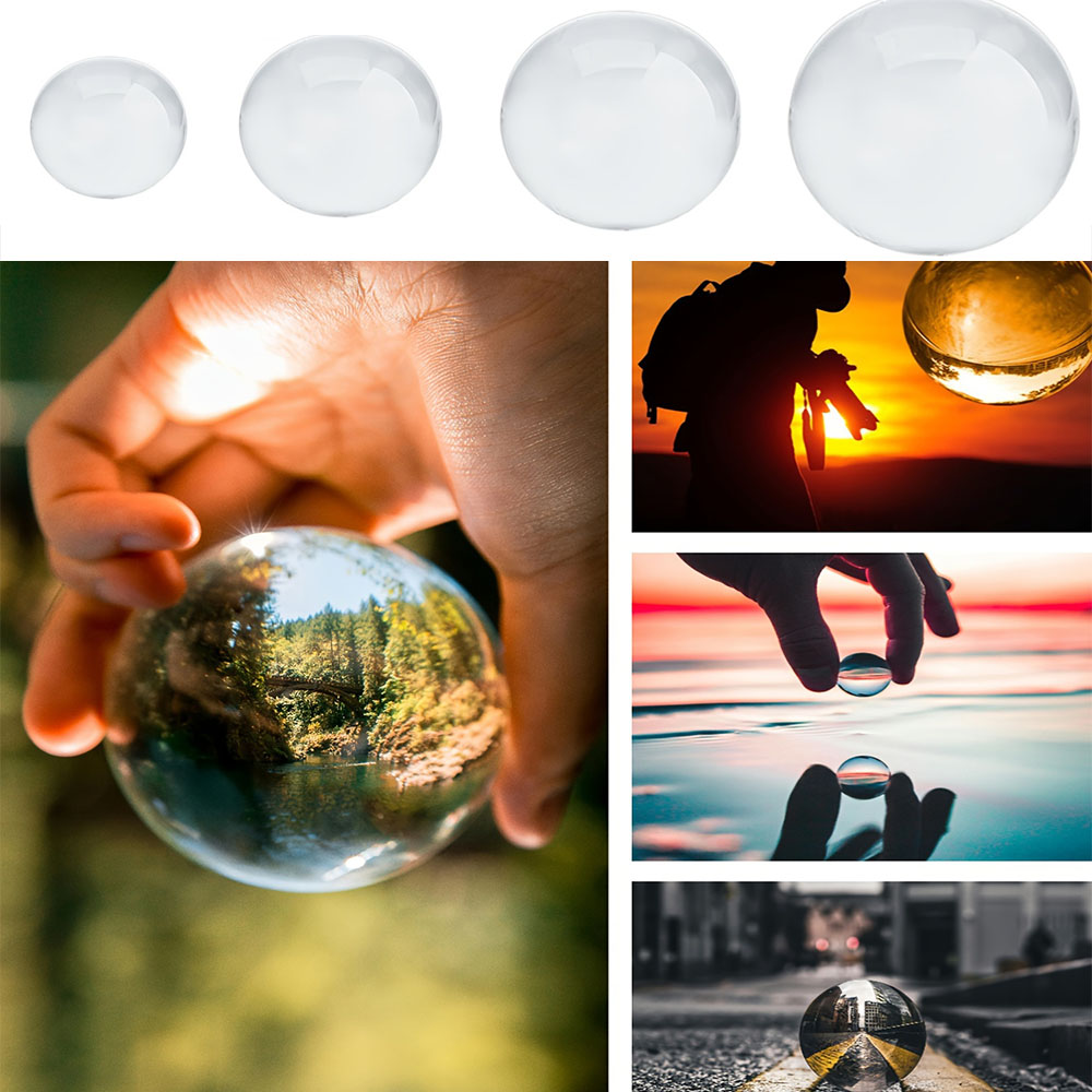 Lens Ball Crystal - Kristallkugel für Fotografie 1 Stück, Requisiten-Dekoration,