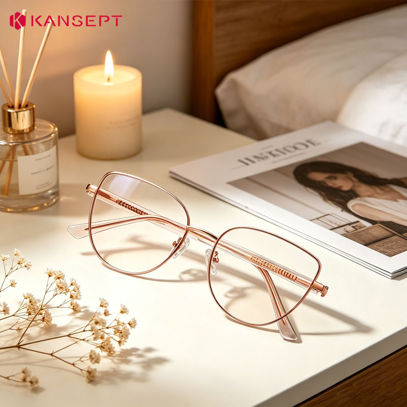 Eye Piece Magnifier - KANSEPT Myopie-Brillen für Damen, Lesebrillen, Optische