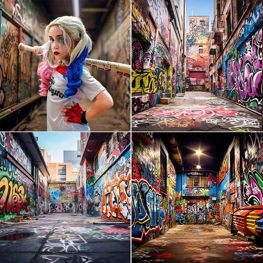 Photography Urban - Mehomond Fotografie Hintergrund städtischen Graffiti Retro