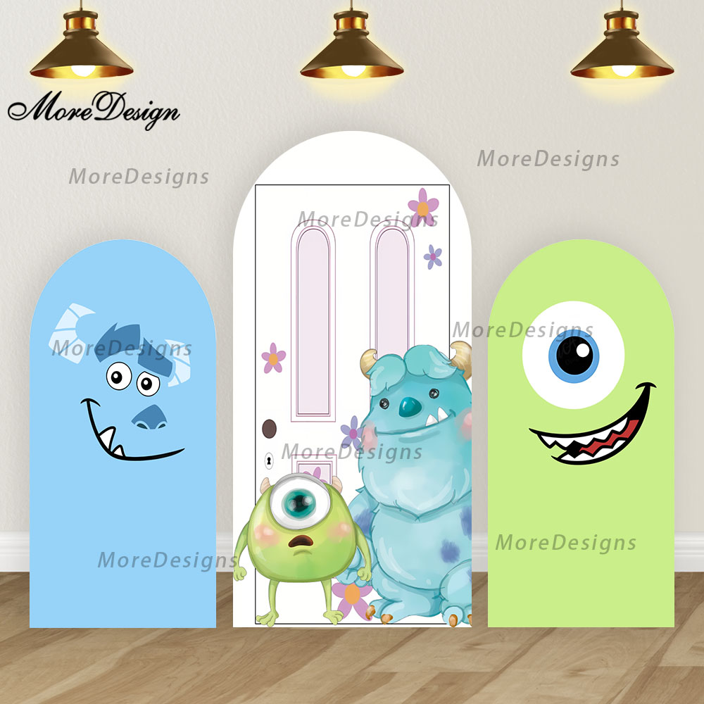Photography University - Monsters University Bogen Fotohintergrund Babyparty Dekoration