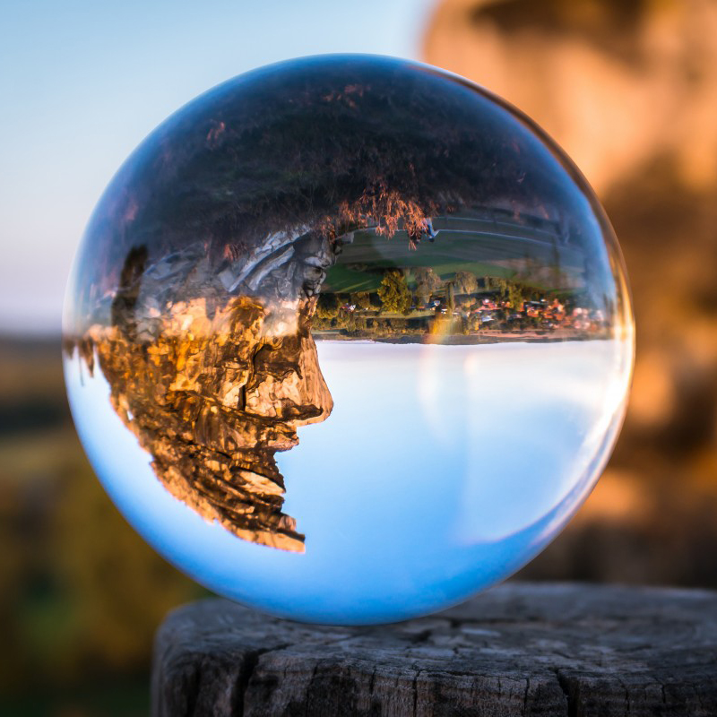 Lens Ball Crystal - 50/60/70/80/90/100/110mm Fotografie Kristall Objektiv Ball Asiatischen