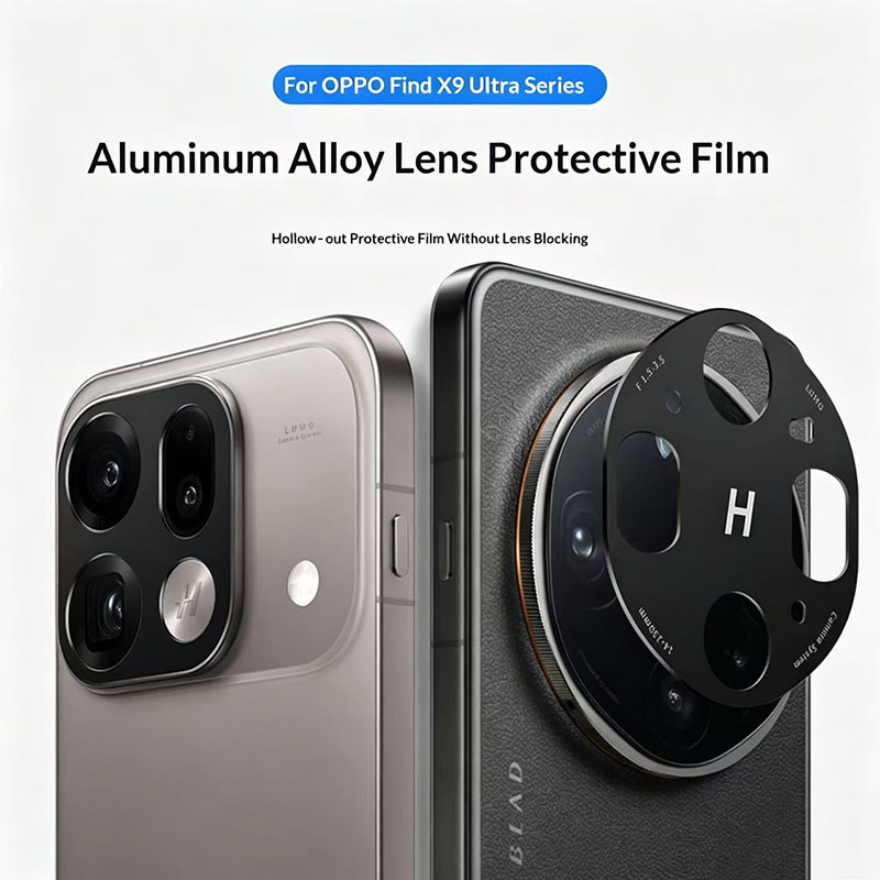Photography Kit Oppo Find X9 Pro - Aluminium-Metall-Rückkamera-Objektivschutzglas für Oppo Find X9 Ultra