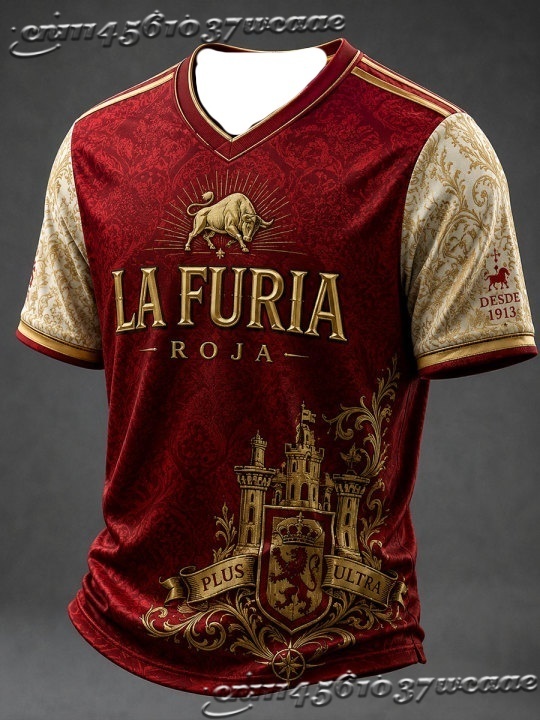 Photography Urban - Unisex Spanien Fan Fußballtrikot Bull City