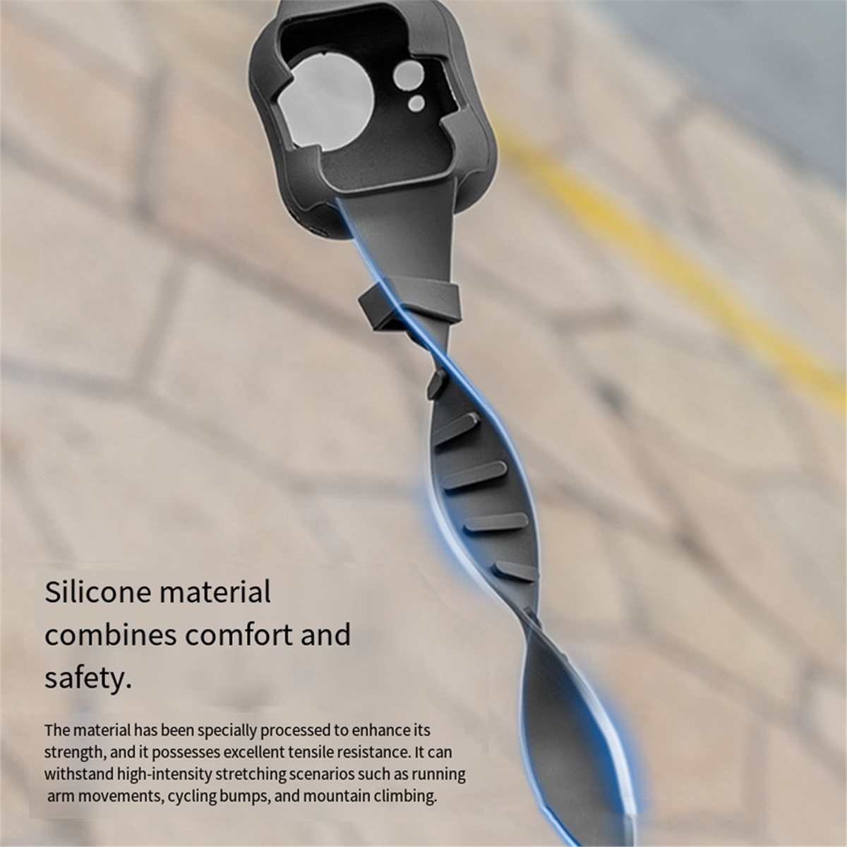 Camera Wrist Strap - M05K Für Insta360 GoUltra Handgelenkband Silikon-Schutzhülle