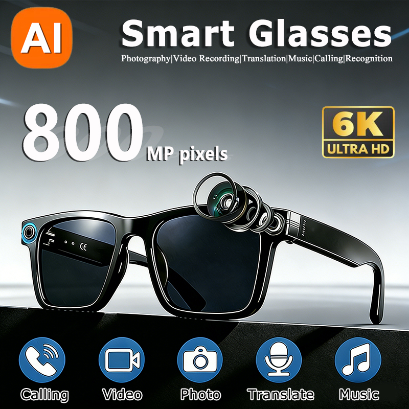 Photography With Ai - 6K HD KI-Kamerabrille 800MP Photochrome Multifunktionale