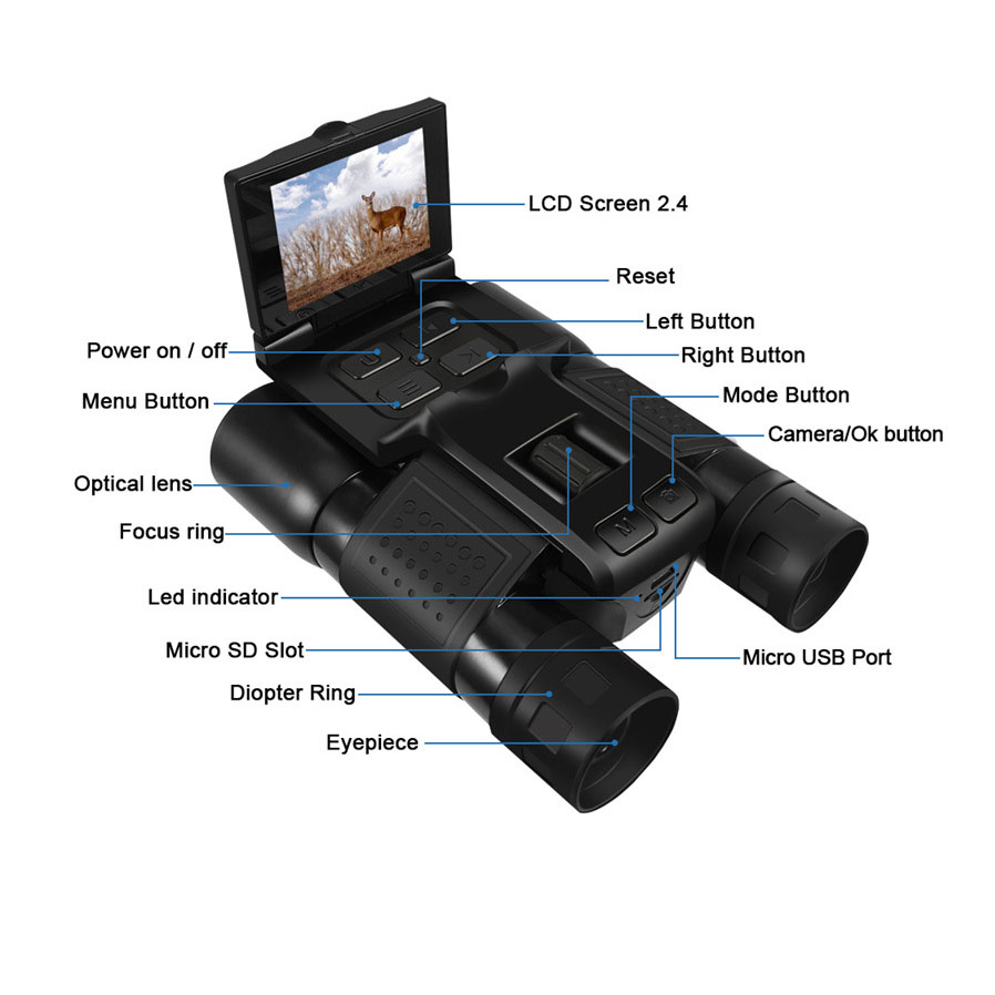 Photography Videos Free - 12X32 Outdoor 2,5K Digitale Fotografie Videokamera