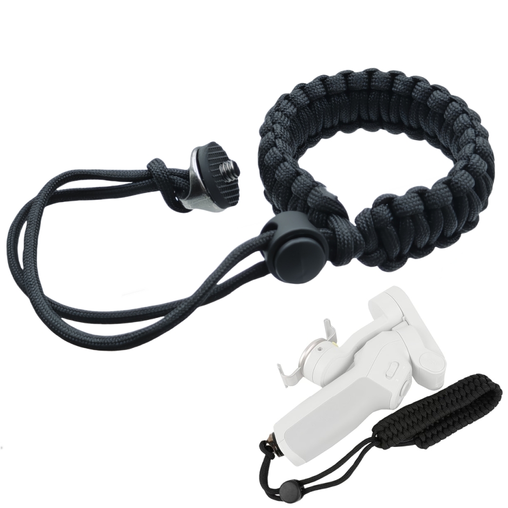 Camera Wrist Strap - Anti-Verlust-Sicherheits-Handgelenkschlaufe, verstellbar, aus Nylon, mit 1/4-Zoll-Metallschraubbasis