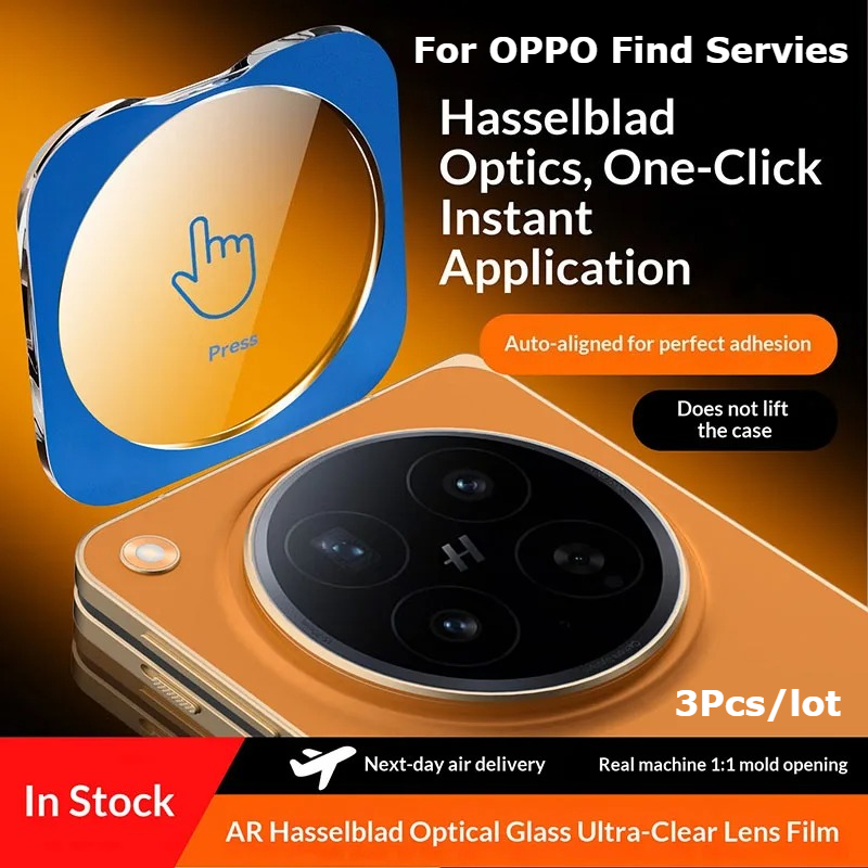Photography Kit Oppo Find X9 Pro - 3 Stück Vollkleber-Kameralinsenschutz für Oppo Find