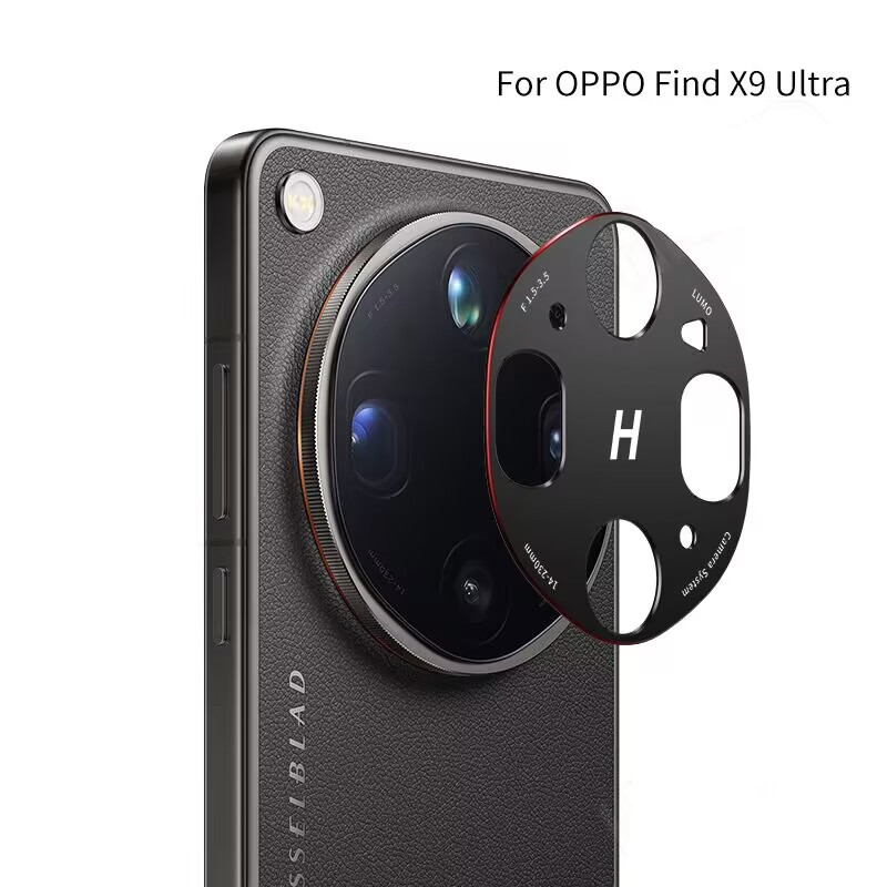 Photography Kit Oppo Find X9 Pro - Metall-Kamera-Schutzabdeckung Aufkleber für OPPO Find X9