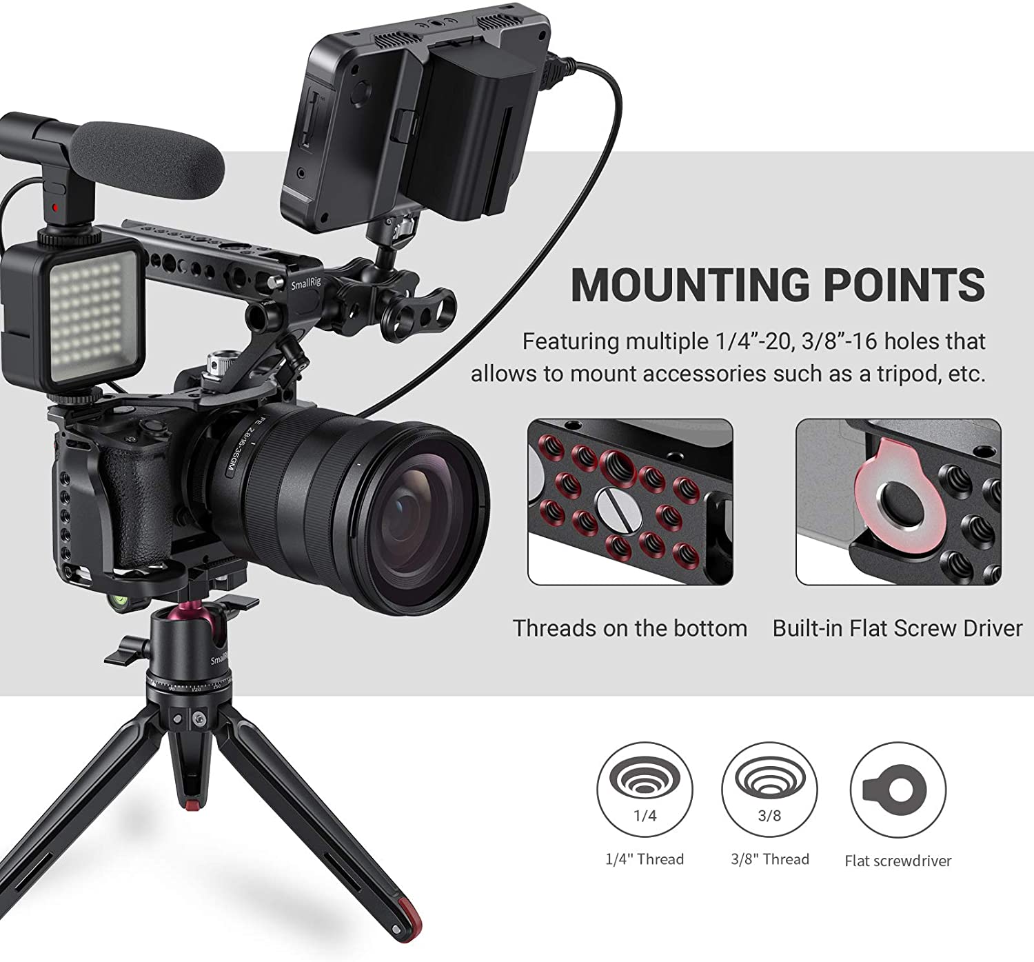 SmallRig 2493 A6600 Kamerakäfi – Camera Cold Shoe Bewertung und Preis