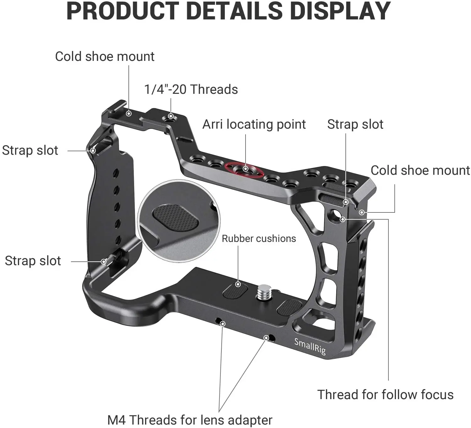 SmallRig 2493 A6600 Kamerakäfi – Camera Cold Shoe Bewertung und Preis