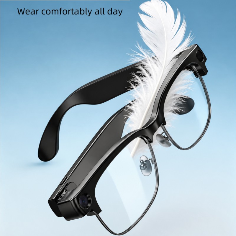 Halbrahmen-Smart-Brille mit 80 – Photography Videos Free Bewertung und Preis