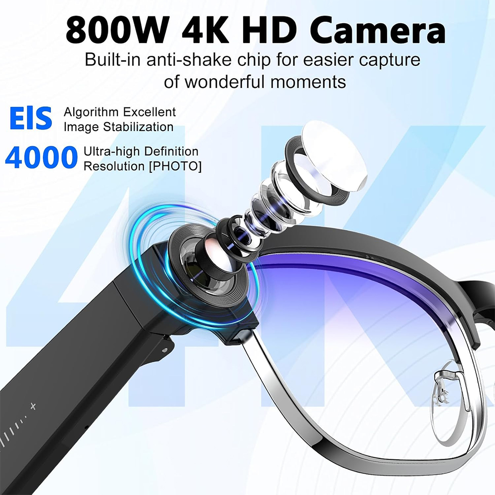 4K Smart AI-Brille mit 8MP-Kam – Photography With Ai Bewertung und Preis