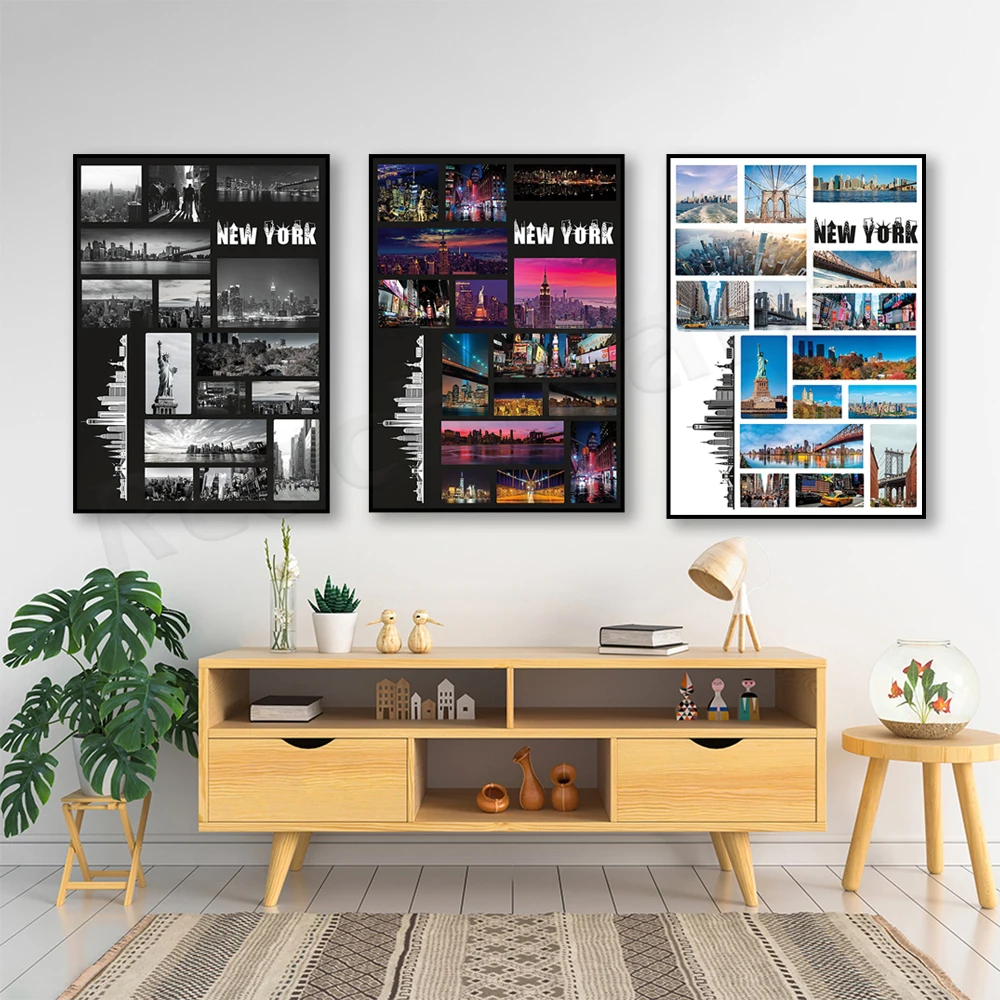 Modernes Fotoposter der Stadt  – Photography New York Bewertung und Preis