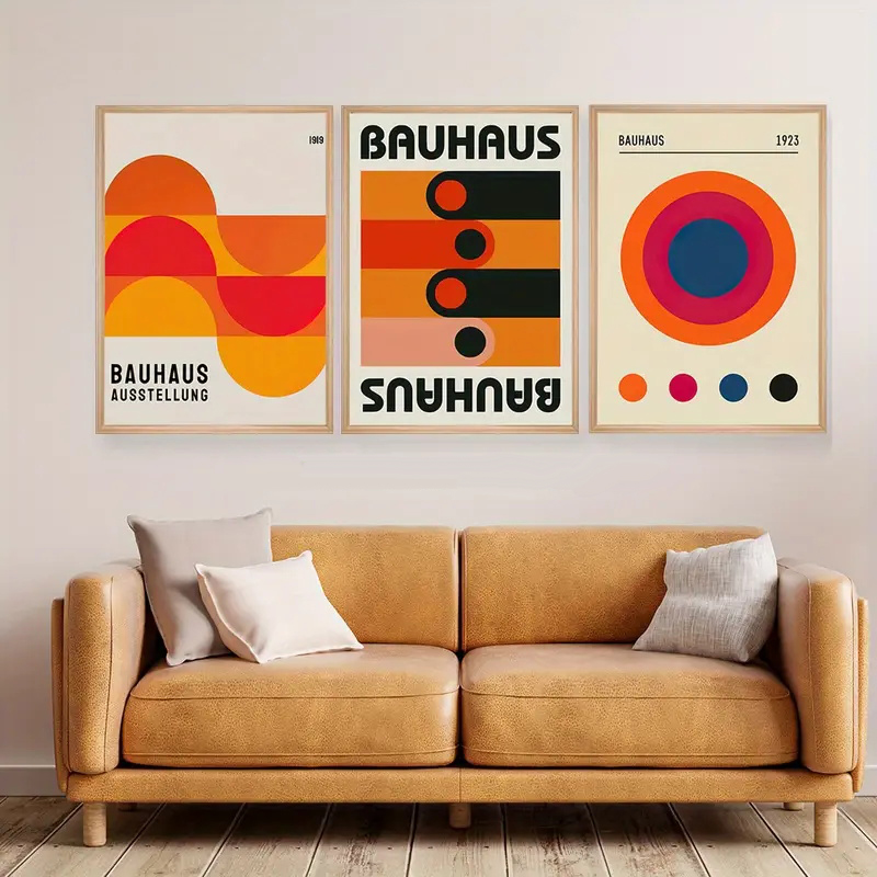 3-teiliges Set Bauhaus Abstrak – Photography Geometry Bewertung und Preis