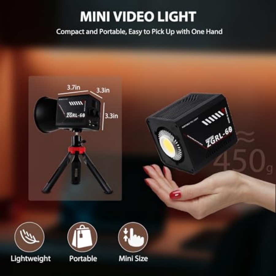60W COB LED-Videoleuchte, trag – Photography Videos Free Bewertung und Preis