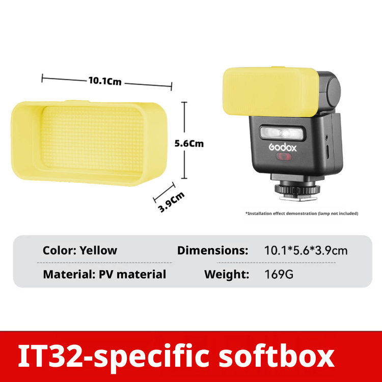 Diffusor für Godox iT32 Mini-B – Photography Yellow Light Bewertung und Preis