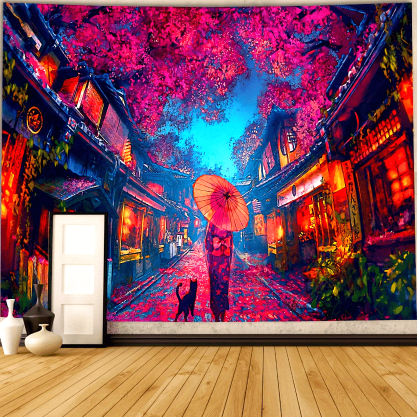 VIKAMA Cyber Neon Cherry Bloss – Photography Urban Bewertung und Preis