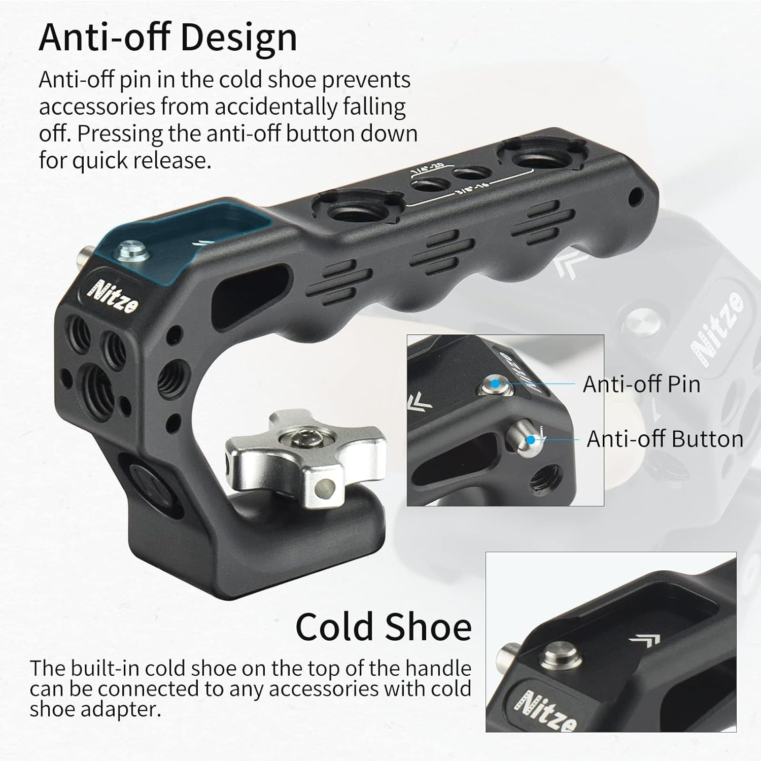 Nitze Lil Stinger II Griff Kal – Camera Cold Shoe Bewertung und Preis