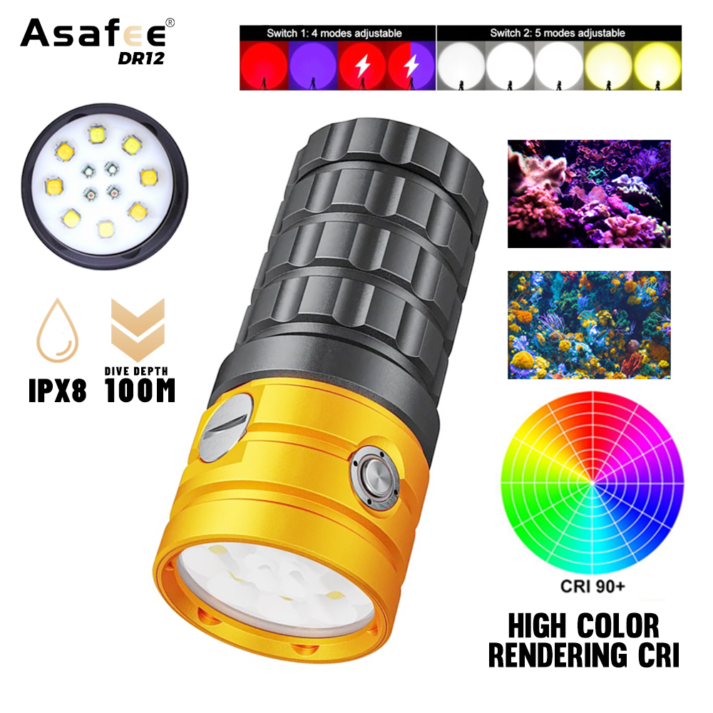 Asafee dr12 25000lm profession – Photography Yellow Light Bewertung und Preis