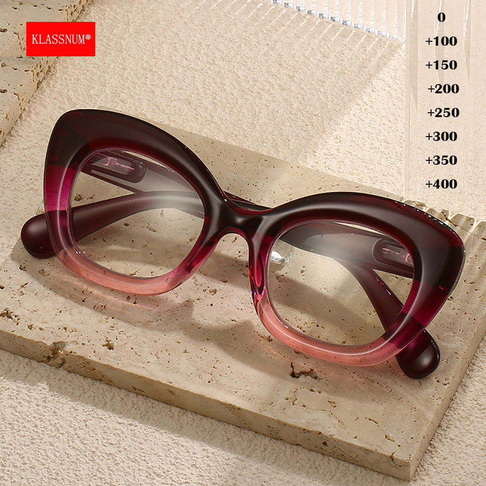 KLASSNUM Trendy Bold Lines Cat – Eye Piece Magnifier Bewertung und Preis