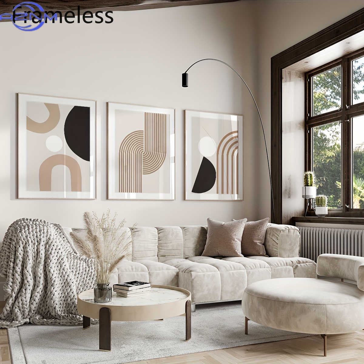 3-teiliges modernes minimalist – Photography Geometry Bewertung und Preis