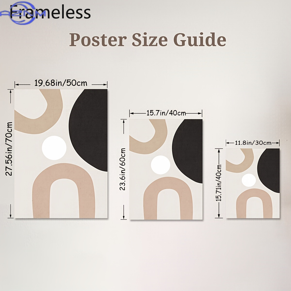 3-teiliges modernes minimalist – Photography Geometry Bewertung und Preis