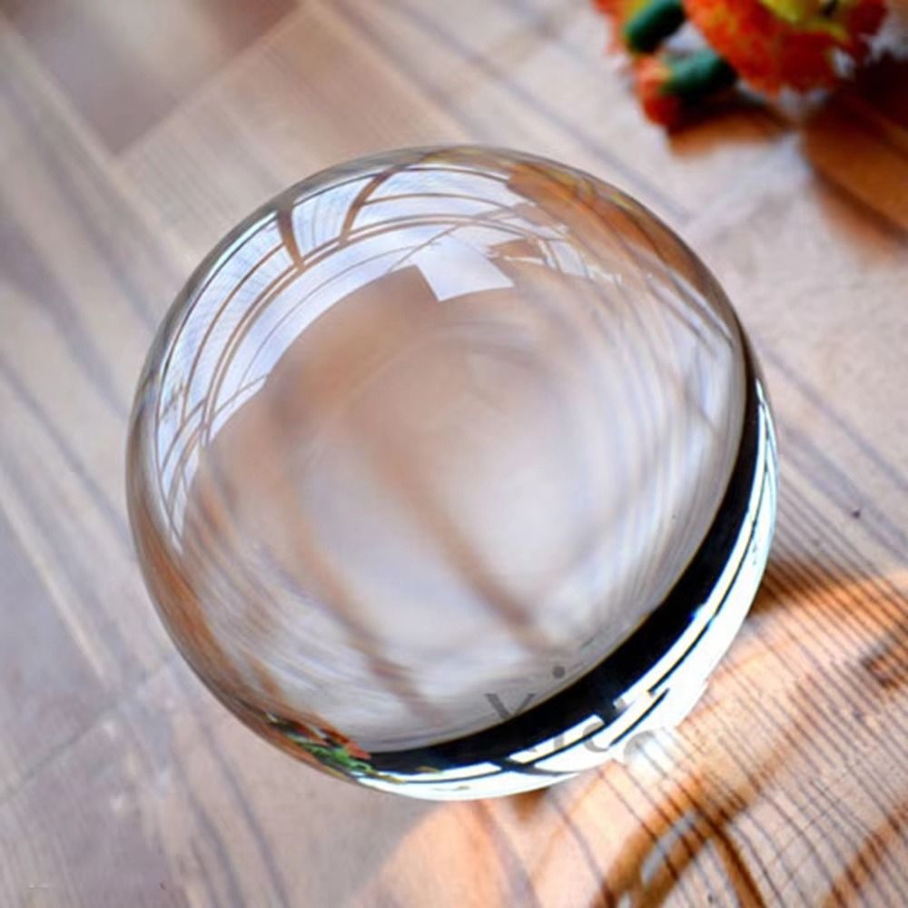 Runde Kristallglaskugel Transp – Lens Ball Crystal Bewertung und Preis